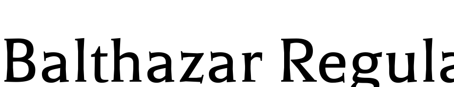 Balthazar Regular cкачати шрифт безкоштовно